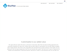 Tablet Screenshot of bluepolar.com